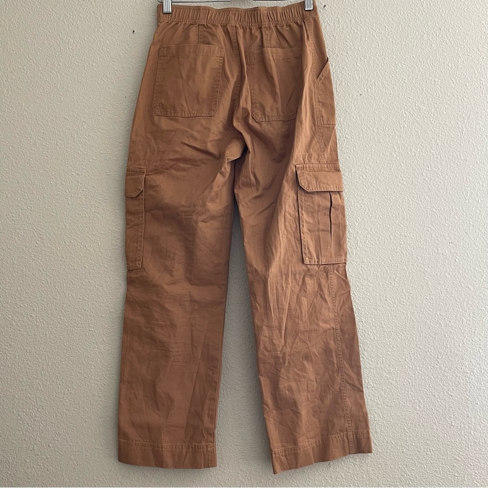 Abercrombie And Fitch Relaxed Fit High Waisted Cargo Pants 100% Cotton Sz 26/2 - Picture 3 of 13